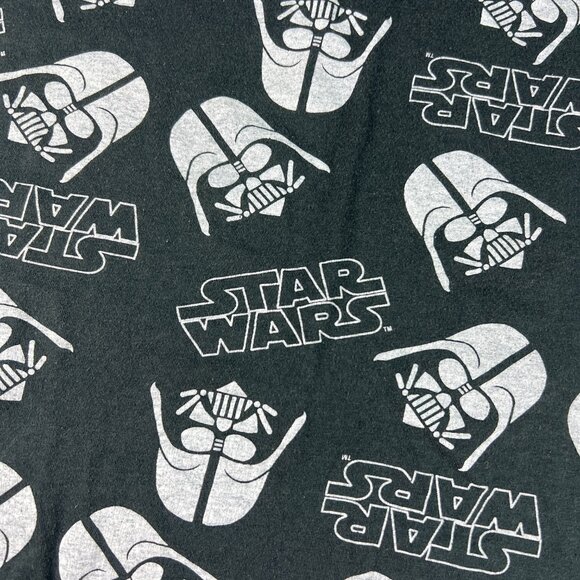 Star Wars Tank Top Shirt Youth Small Black Faded AOP Darth Vader Sleeveless Tee - Picture 2 of 9